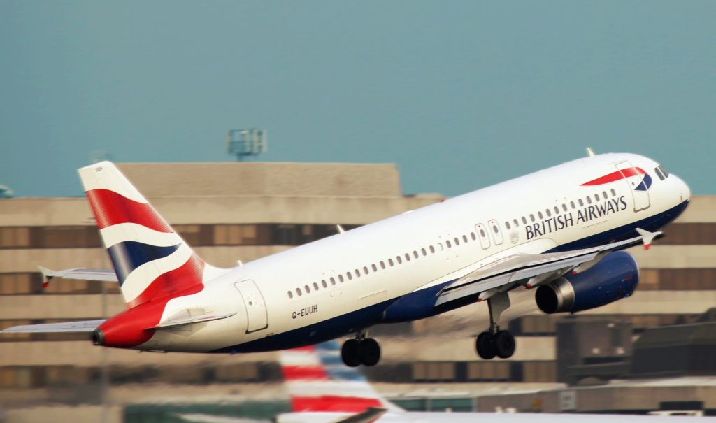 British Airways plane 