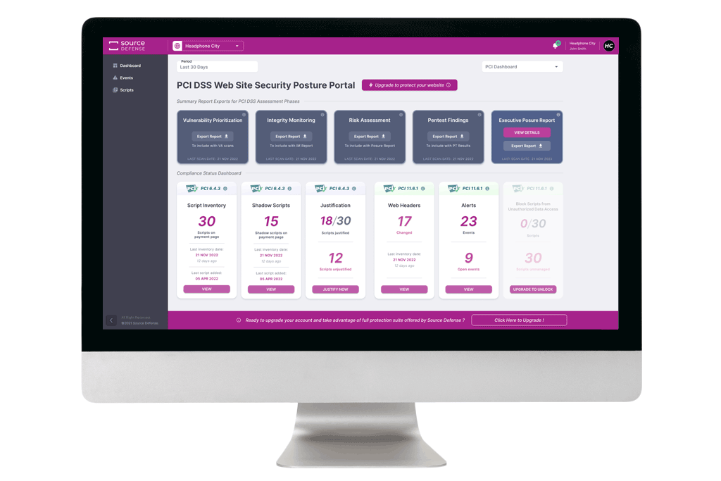 PCI DSS Freemium Tool from Source Defense