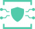 Green icon showing a shield